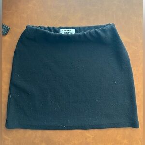 Frankie’s bikinis black mini skirt